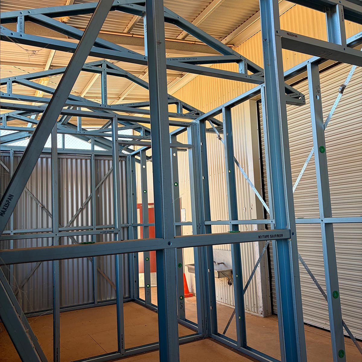 TRUECORE® steel frames at APY Trade Training Centre, Umuwa, NT.