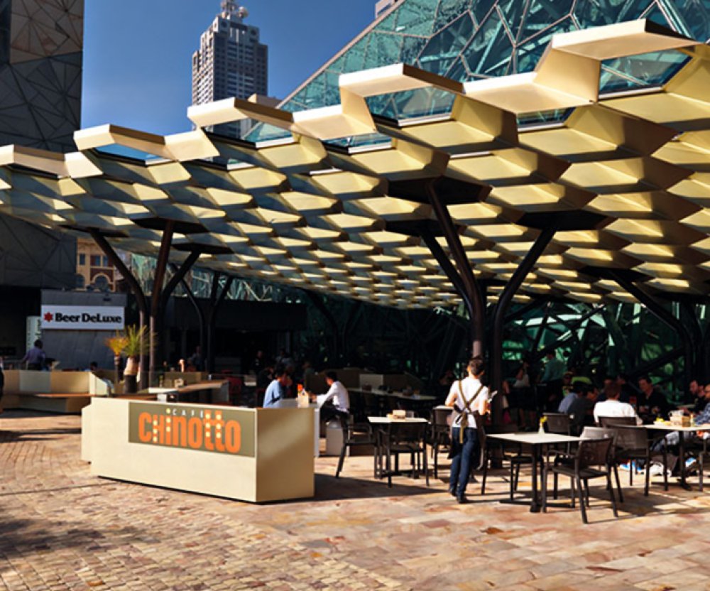 Cloud Canopy, Federation Square, Melbourne Cloud Canopy, Federation Square, Melbourne